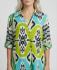 Ikat Shirt Dress