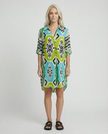 Ikat Shirt Dress