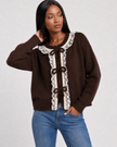 Lacewood Tie Front Cardi