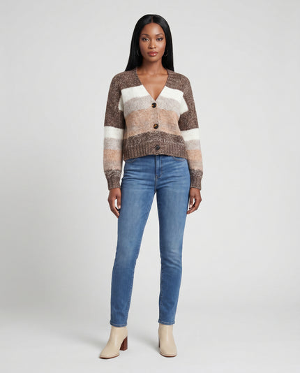 Latte Layers Knit Cardi