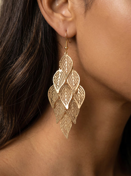 Layers of Leaves - Gold