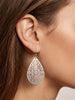 Moroccan Teardrop - Silver