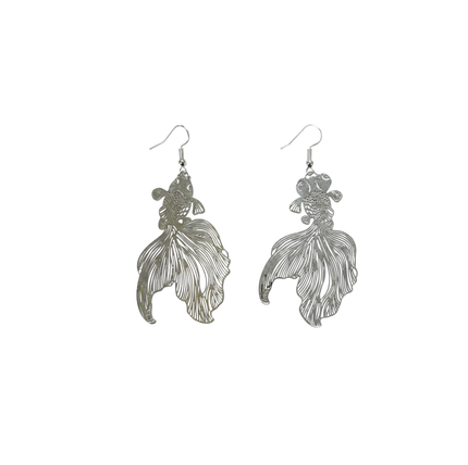 Odd Fish Earrings - Silver