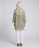 Olive Bloom Crochet Cardi