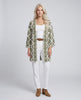 Olive Bloom Crochet Cardi