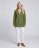 Olive Moss button Up Cardi