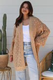 Open Cardi Blouse Sleeve - Caramel