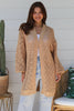 Open Cardi Blouse Sleeve - Caramel
