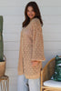 Open Cardi Blouse Sleeve - Caramel