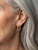Oval Stud Earrings