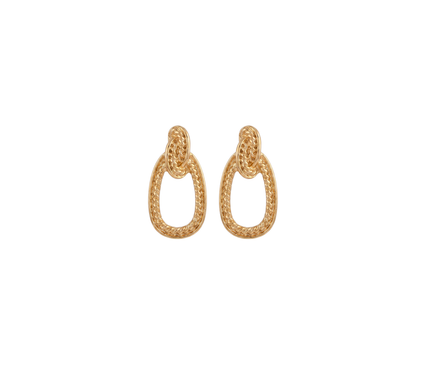 Oval Stud Earrings