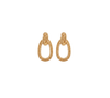 Oval Stud Earrings