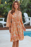 Paisley Autumn Dress