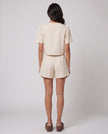 Palm Star Short Set - Natural