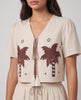 Palm Star Short Set - Natural