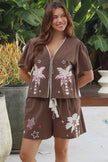 Palm Star Short Set