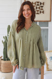 Pintuck blouse