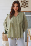 Pintuck blouse