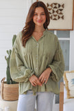 Pintuck blouse