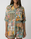 Majorelle Border Trim Shirt