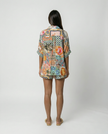 Majorelle Elastic Waist Shorts
