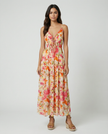 Goldie Tie Front Maxi Dress