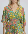 Paisley Empire Maxi Dress