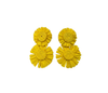 Raffia Tiered Flowers - Yellow