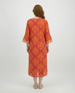 Embroidered Tunic Dress - Pink