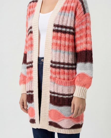 Retro Long Cardi
