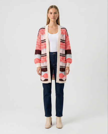 Retro Long Cardi