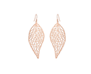 Rose Gold Leaf Earrings