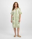 Italian Tile Dress - Green