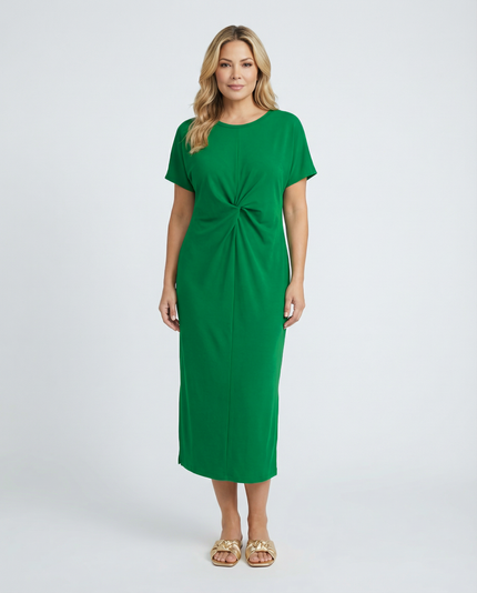 Twist Front Tee Dress