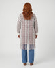 Rustic Check Fringe Cardi