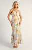 Camellia Ruffle Maxi - Blue