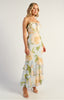 Camellia Ruffle Maxi - Blue
