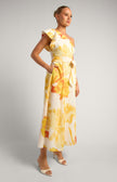 Daybreak One Shoulder Floral Maxi