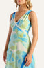 Riviera Trim Summer Dress - Blue