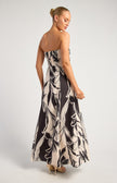 Floral Strapless Maxi