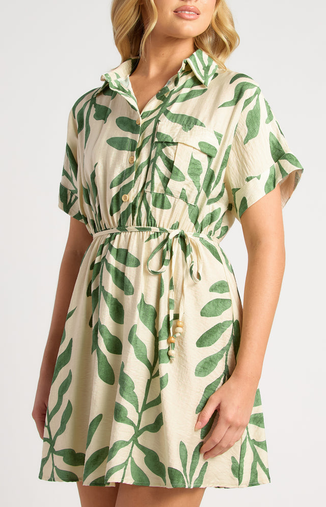 Botanicals Dress - Green