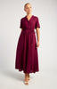 Modern Waisted Shirtdress - Mulberry