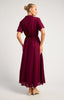 Modern Waisted Shirtdress - Mulberry