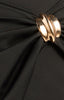 Gold Buckle Dress - Black