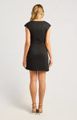 Gold Buckle Dress - Black