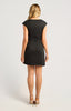 Gold Buckle Dress - Black