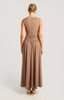 Ruched Jersey Dress - Taupe