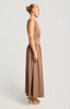 Ruched Jersey Dress - Taupe