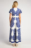 Fan Leaf Jumpsuit - Navy