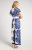 Fan Leaf Jumpsuit - Navy